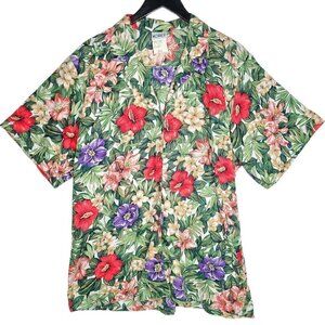 VTG Koret HIbiscus Floral Hawaiian Shirt